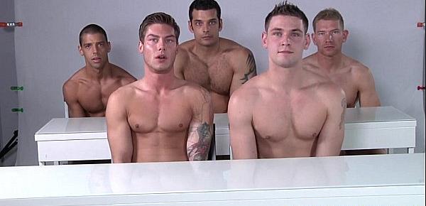  Male model orgy after some pro posing